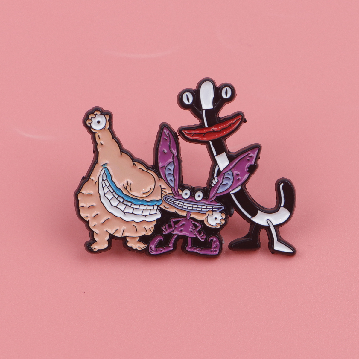 Cartoon Monster Enamel Pin Bad - Women Accessories Picture ulasan dan harga