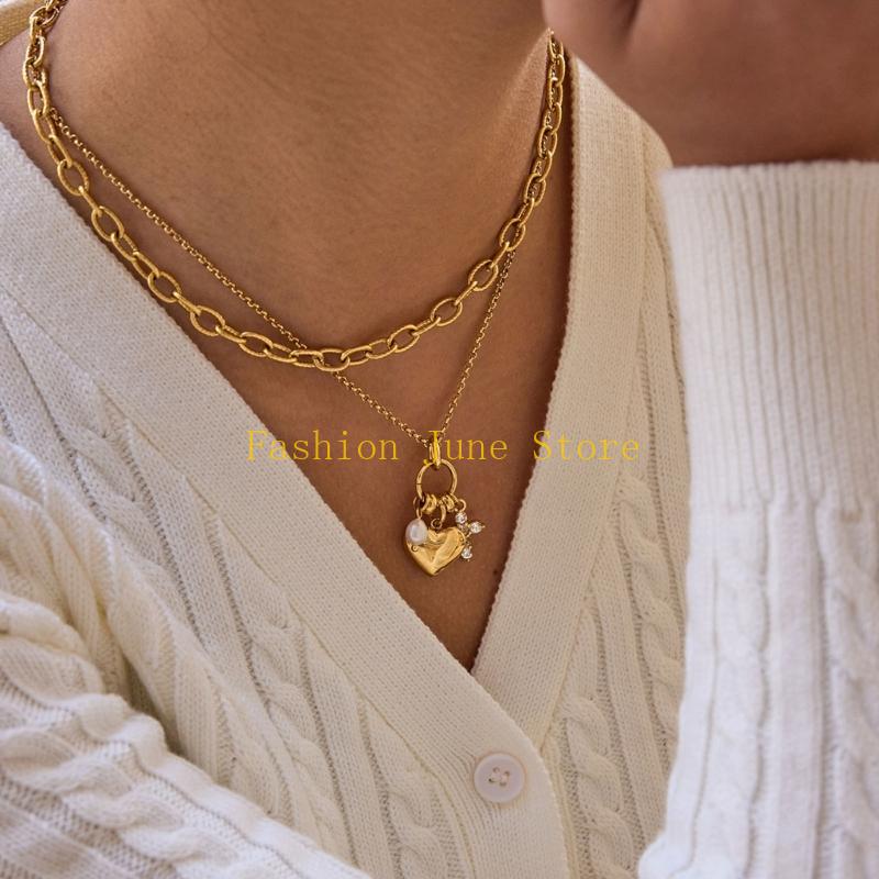 N5KA Adjustable Chain Heart Cr - Women Accessories Meaning ulasan dan harga