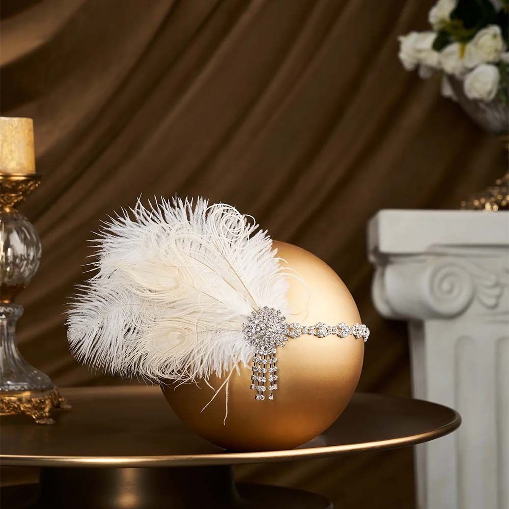Retro Vintage Feather Headband - Women'S Accessories In The 1920S ulasan dan harga