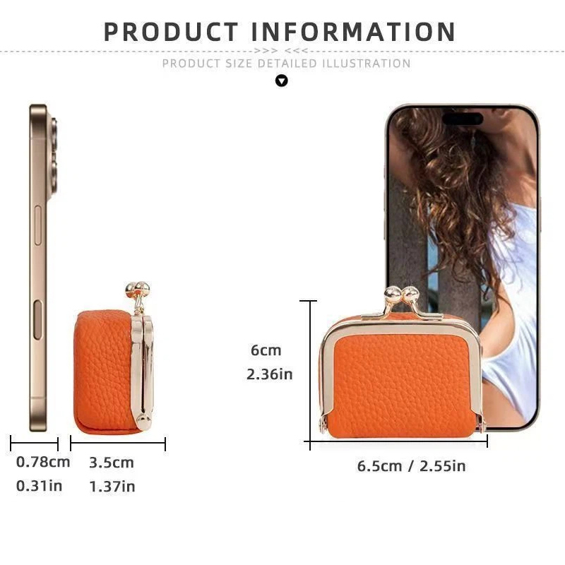 Mini Leather Coin Purse – with - Women'S Accessories Wallet ulasan dan harga