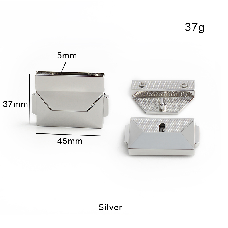2-5-20Sets Oval Metal Turn Loc - Women Accessories Description ulasan dan harga