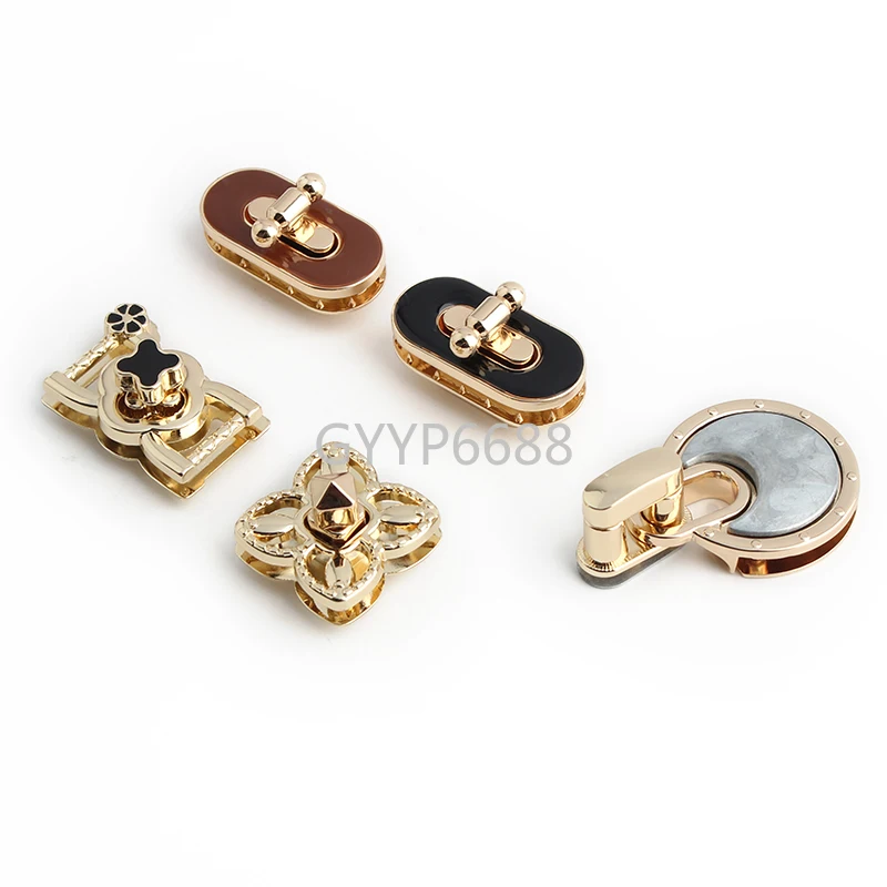 2-5-20Sets Oval Metal Turn Loc - Women Accessories Description ulasan dan harga