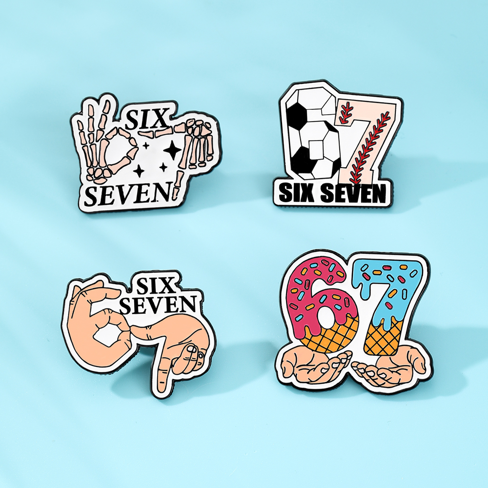 4pcs Set Cute Enamel Football  - Women Accessories Products ulasan dan harga