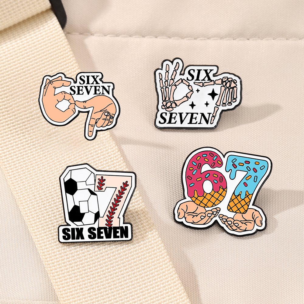 4pcs Set Cute Enamel Football  - Women Accessories Products ulasan dan harga