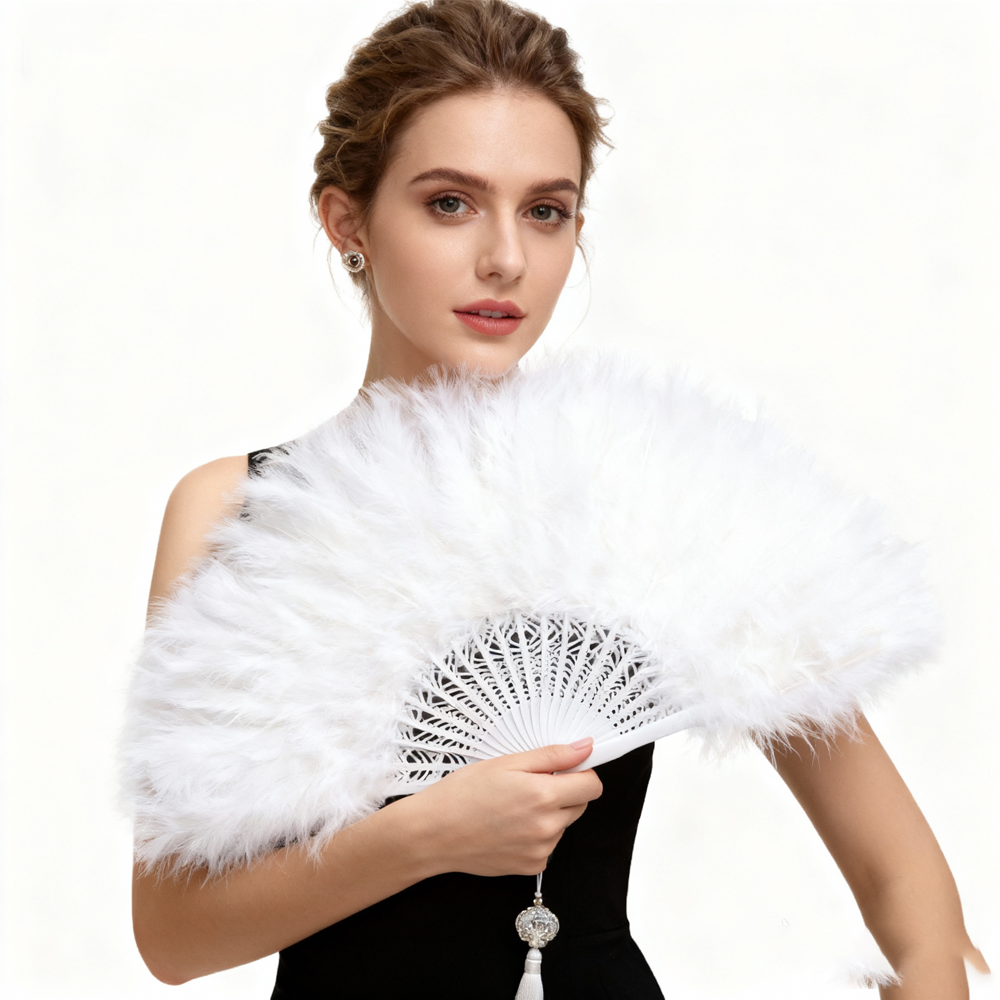 PESENAR  1920s Style White Fea - Women'S Accessories In The 1920S ulasan dan harga