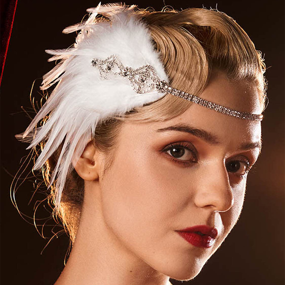 Stonefans Green Flapper Headba - Women'S Accessories In The 1920S ulasan dan harga