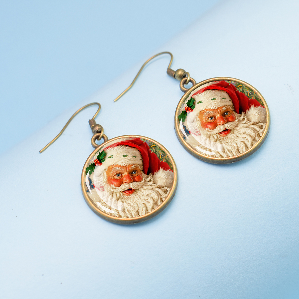Santa Claus Dome Glass Metal E - Women Accessories Meaning ulasan dan harga