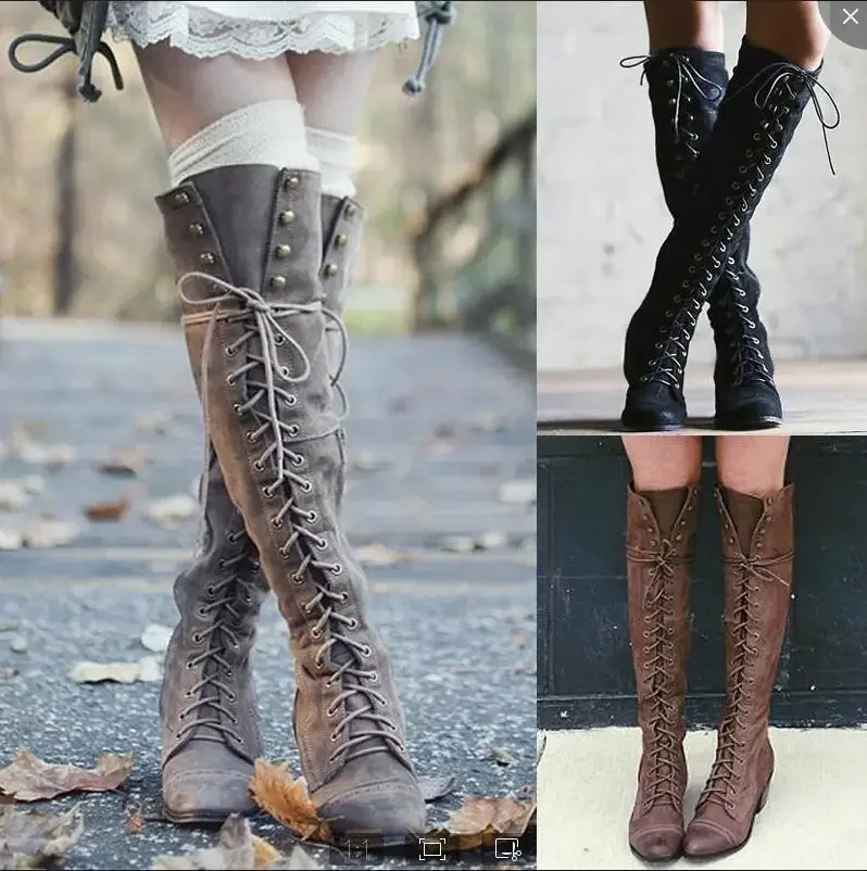 Medieval Costume Knight Boots  - Women'S Vintage Accessories ulasan dan harga