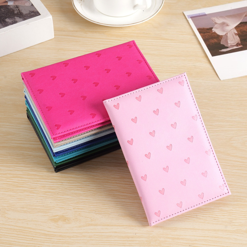 Cute Heart Print Passport Cove - Women'S Accessories Wallet ulasan dan harga