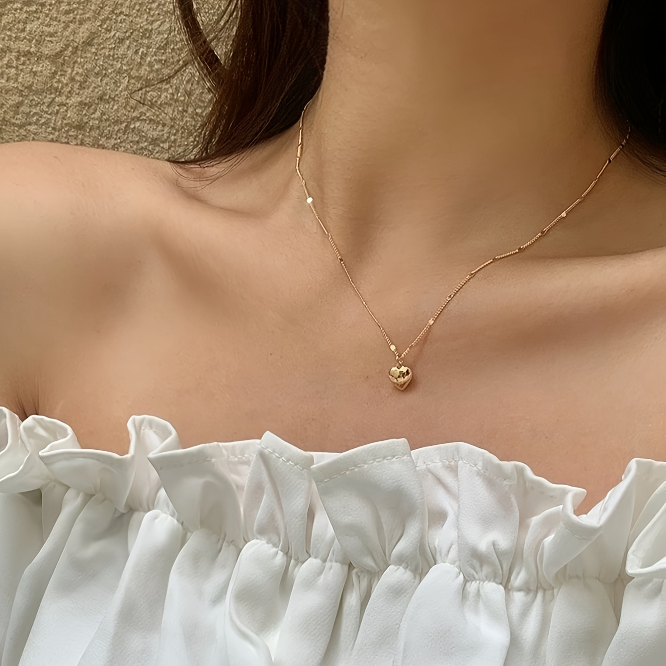 1pc Elegant Vintage Heart Pend - Women'S Accessories Gift Ideas ulasan dan harga