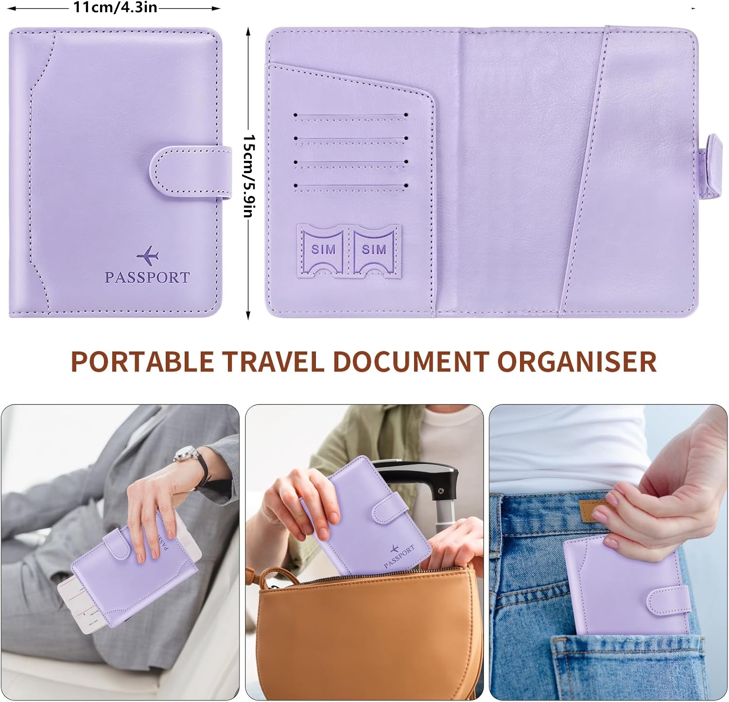 Passport Holder for Travel Cru - Women'S Accessories Wallet ulasan dan harga