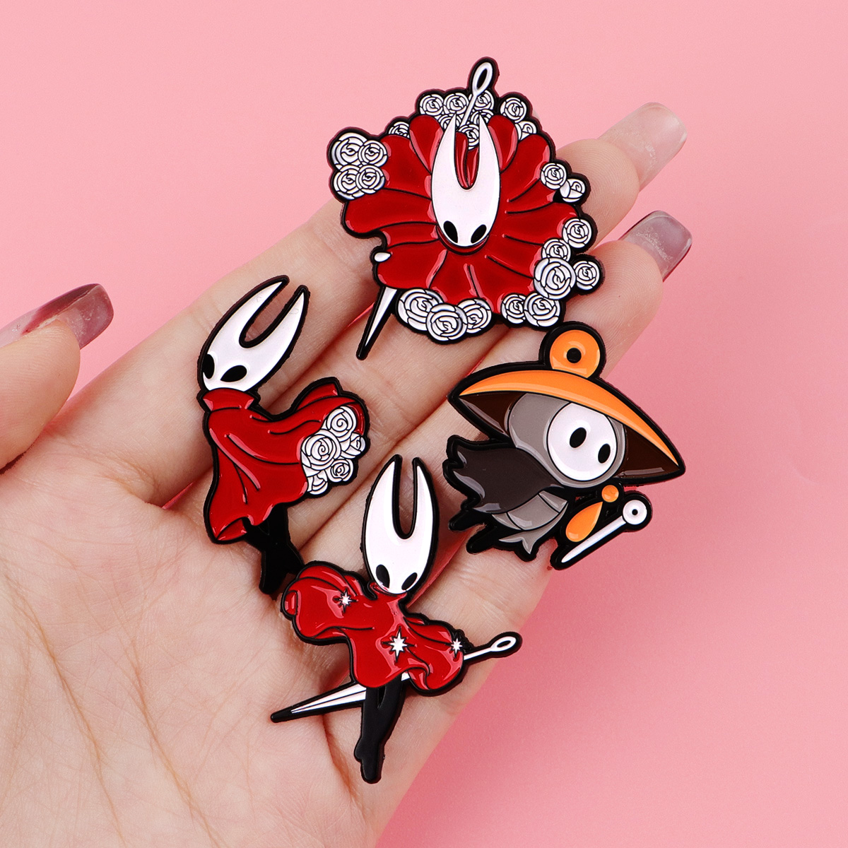 4pcs set Game Figure Enamel Pi - Women Accessories Picture ulasan dan harga