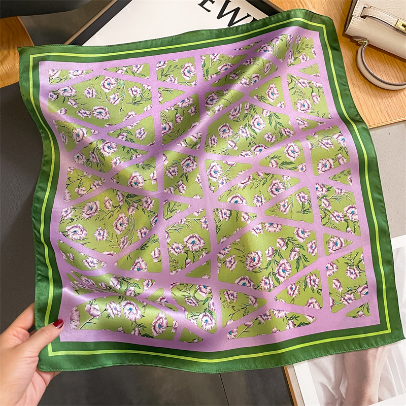 Brand 100% Mulberry Silk Scarf - Women Accessories Brands ulasan dan harga