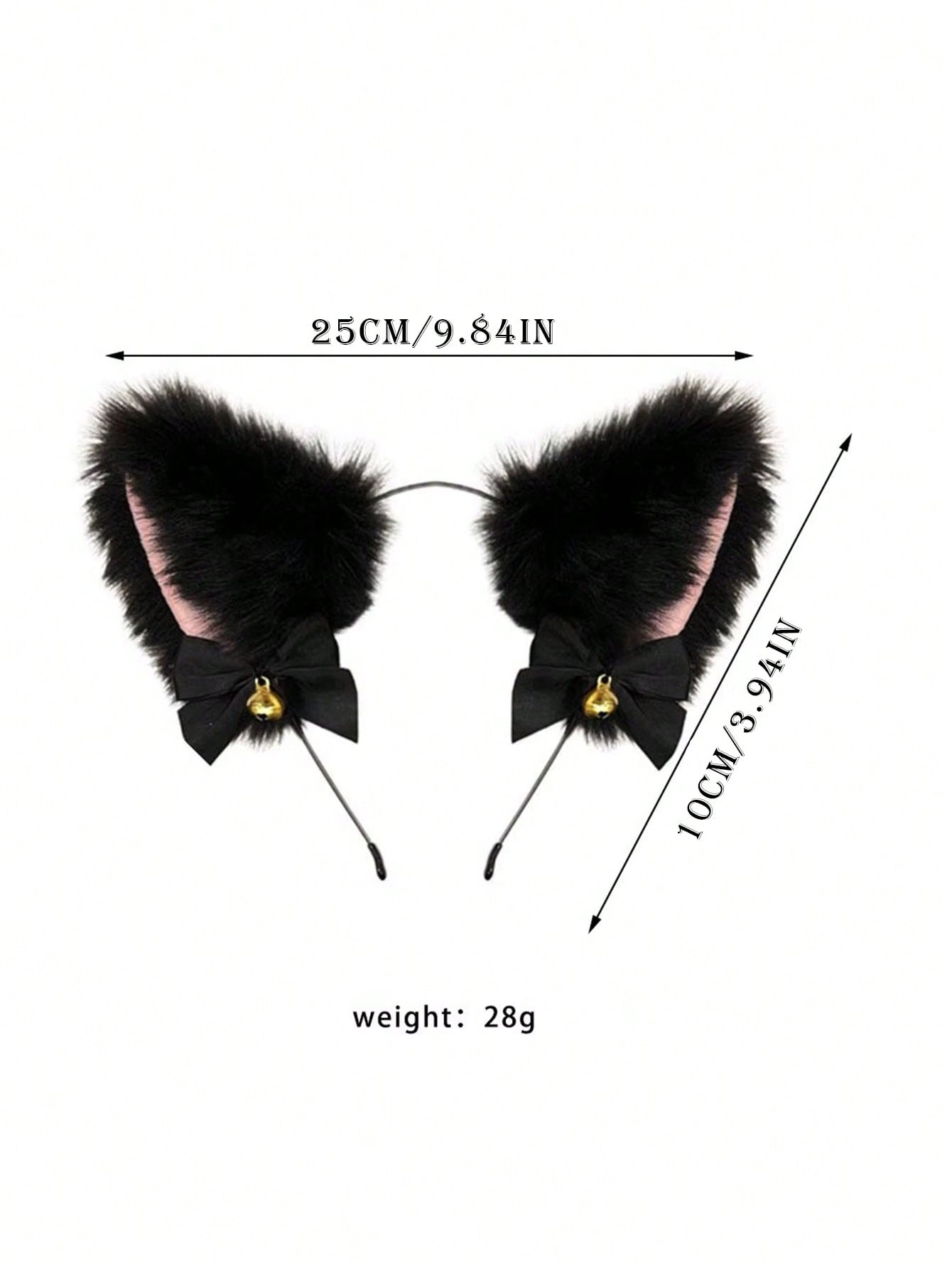 3pcs Black Cat Ear Headband Bl - Women'S Ear Accessories ulasan dan harga