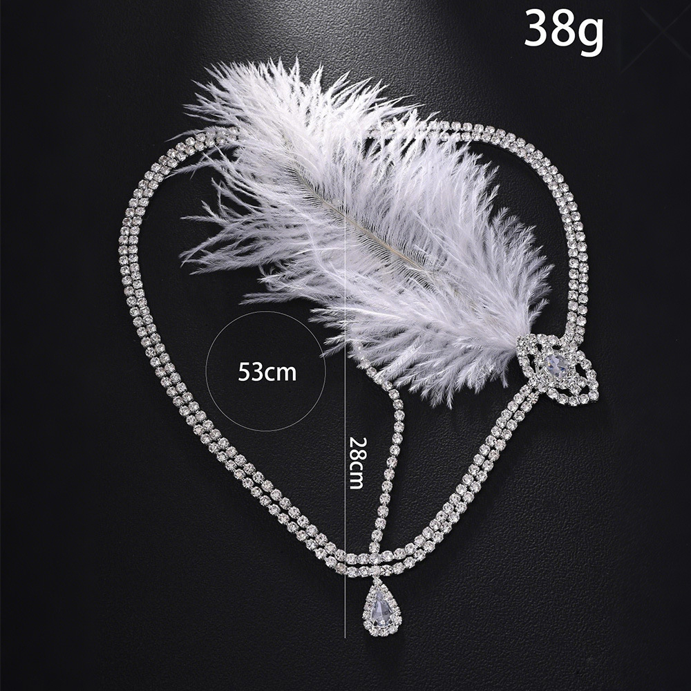 Vintage 1920s White Feather He - Women'S Accessories In The 1920S ulasan dan harga