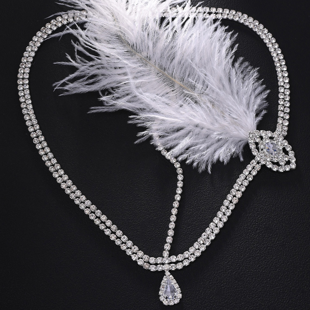 Vintage 1920s White Feather He - Women'S Accessories In The 1920S ulasan dan harga